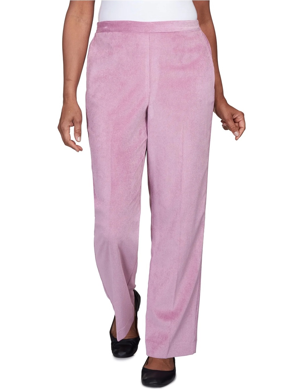 Alfred Dunner Lavender Corduroy Women’s Pants